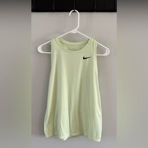 Nike Dri-Fit Tank Top Light Green Athletic Sleeveless